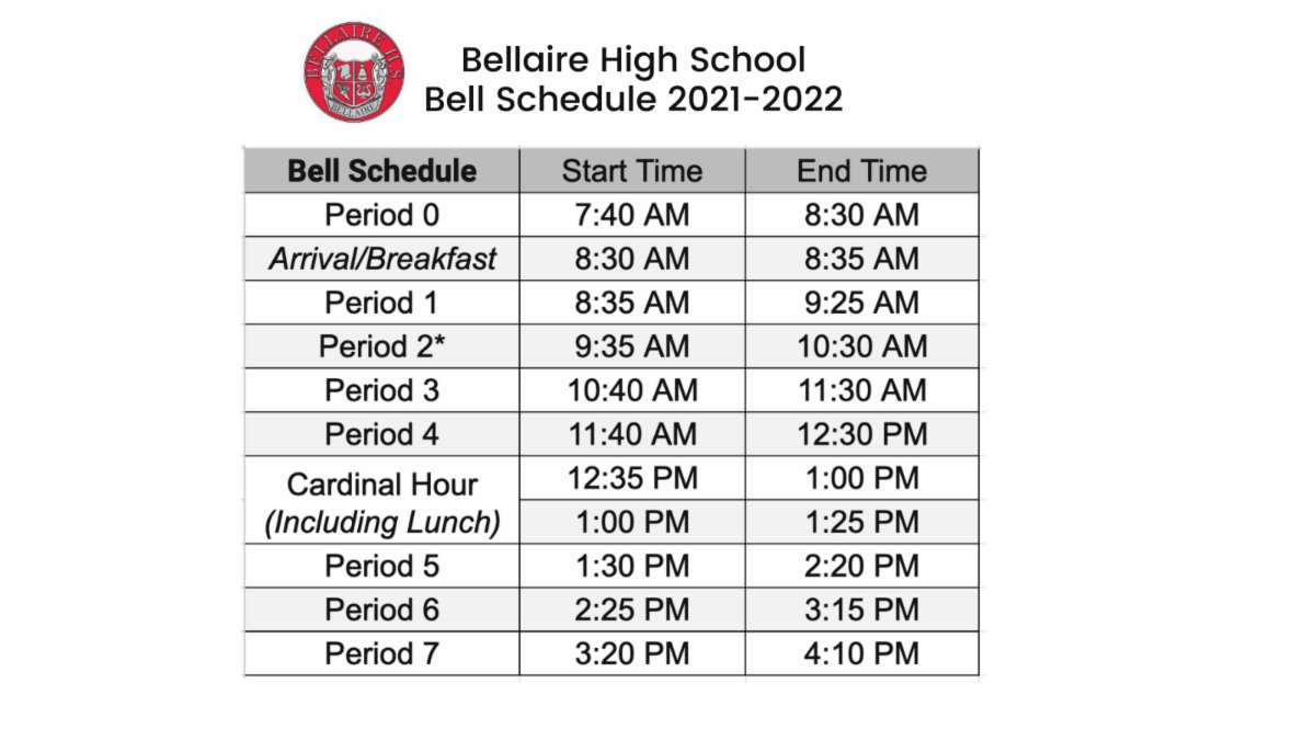 Bellaire High School on Twitter "Cardinals, check out the Bell