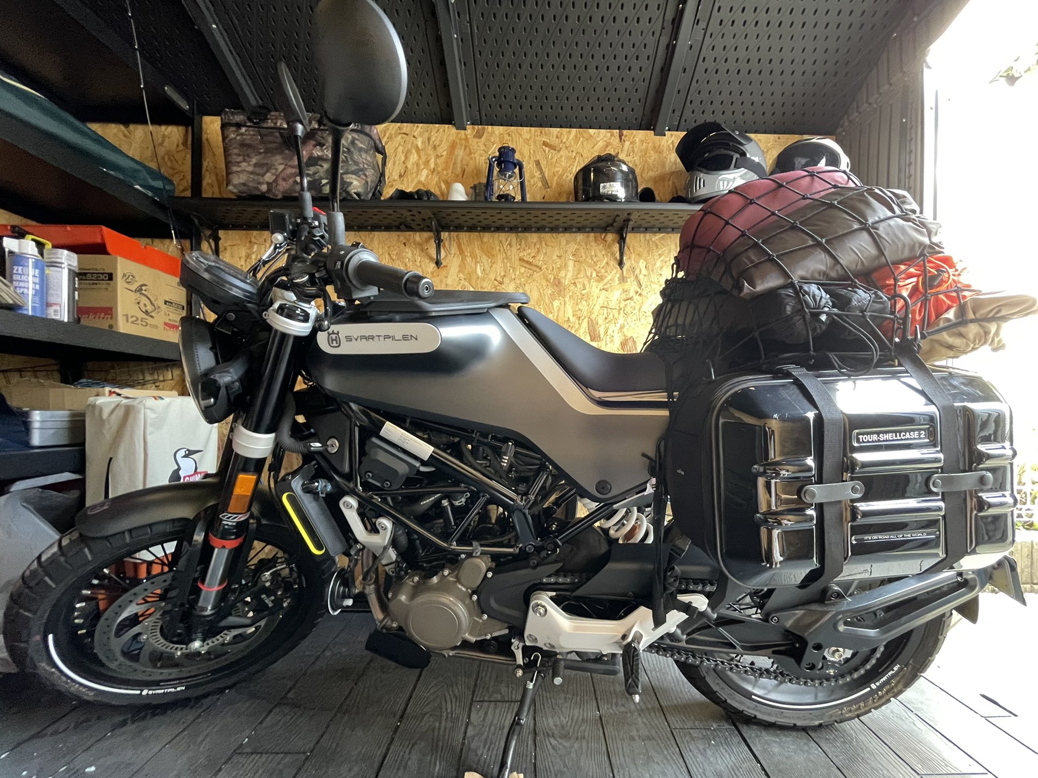 値下げ❗️HUSQVARNA vitpilen701 純正サイドバックキット-