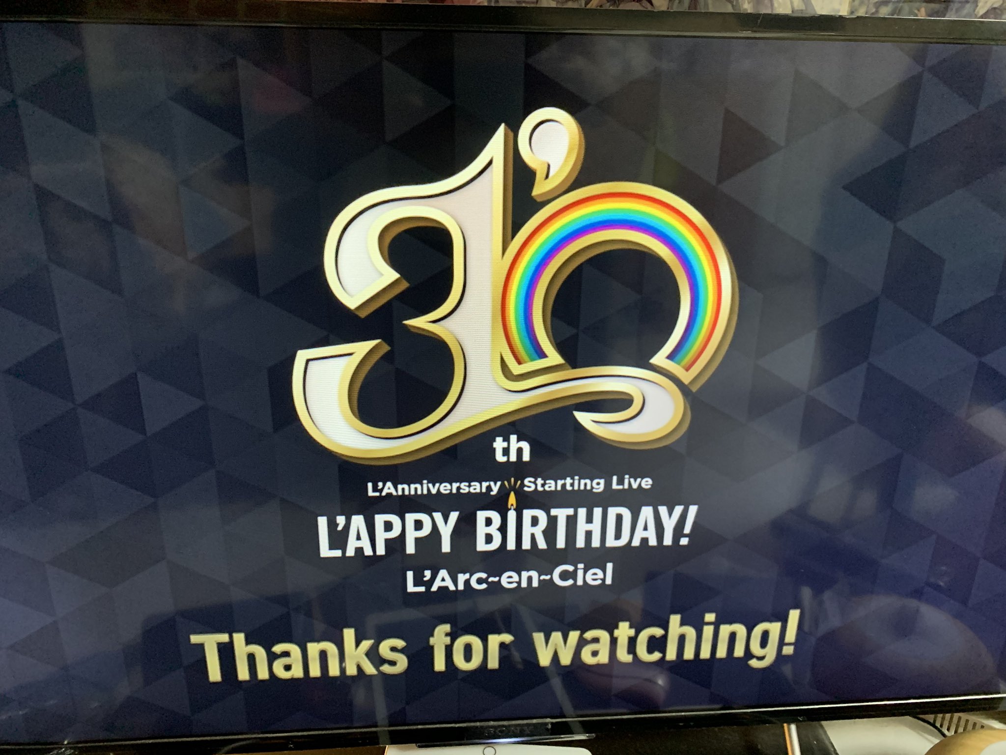 Minako ラルク30周年おめでとう アイナナ6周年 刀ステ5周年 Minako Wong Twitter