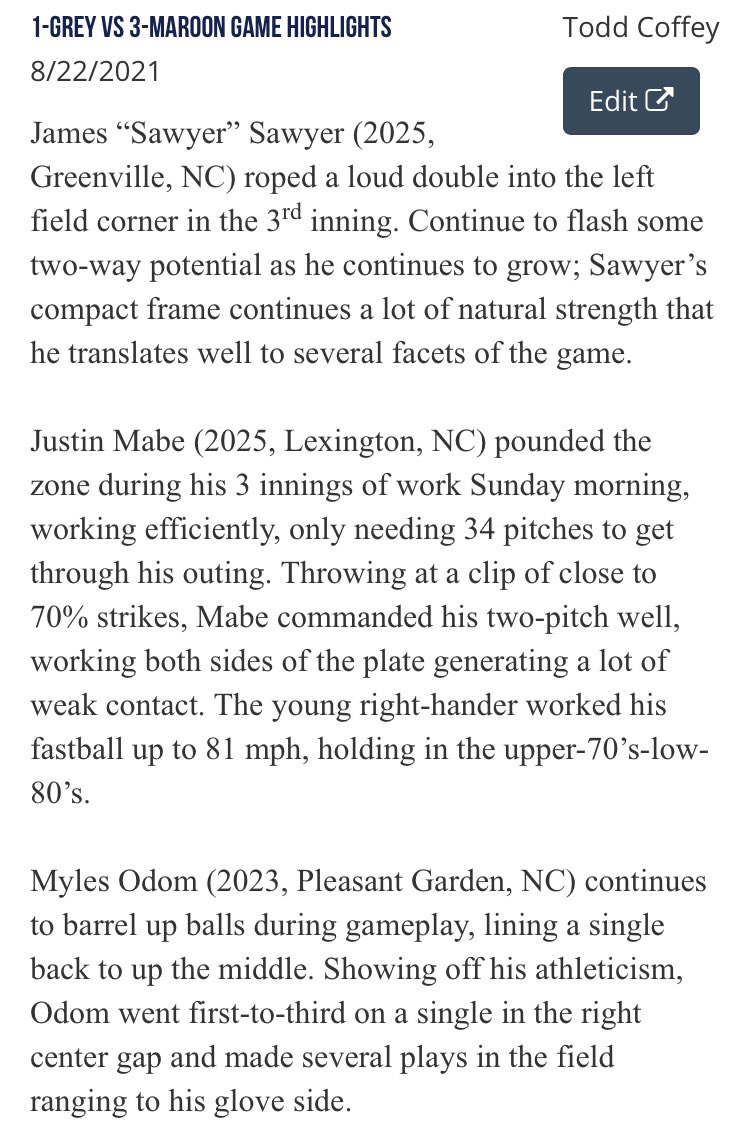PGShowcases's tweet photo. 1-Gray vs 3-Maroon game highlights from Atlantic Coast Prospect. #ACProspect 
https://t.co/yxfKZL9yq4 https://t.co/JzILjzNUDy