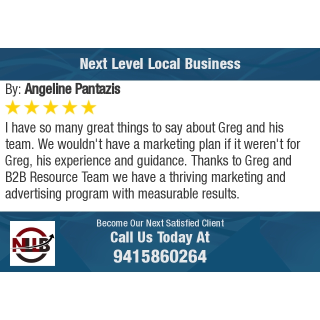 uplevellocal's tweet image. 5 Star: Angeline P. "I have so many great things to say about Greg and his team.  We wouldn't have a marketing plan if it weren't for..."