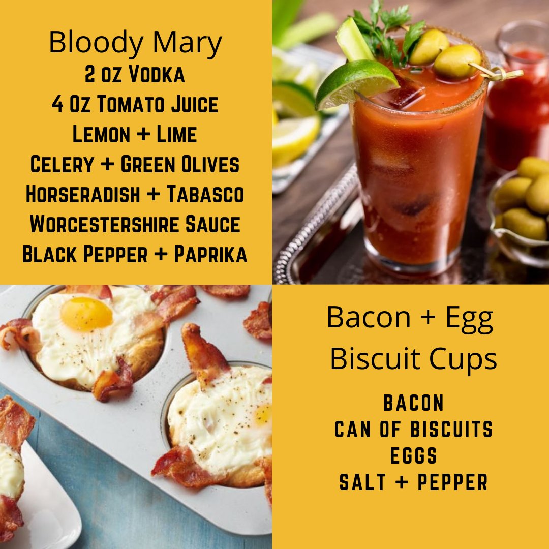 NextCentSpirits's tweet photo. Enjoy a simple brunch with this 3-ingredient meal paired with a classic Bloody Mary!
Find the ingredients and instructions on our Facebook or Instagram page. Cheers!
#boozybrunch #brunchcocktail #brunchmenu #bloodymary https://t.co/d8LjJoLCYO