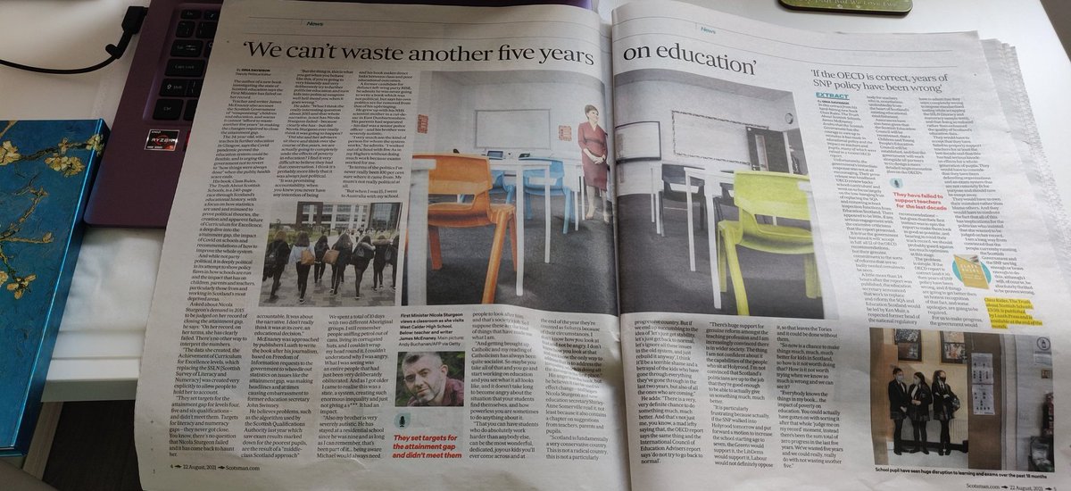 MrsMeekMods's tweet image. An interesting read in the @scotonsunday today - &quot;We can&apos;t waste another five years on education&quot;. #classrules #cfe