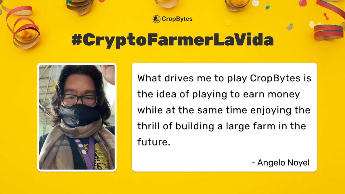 CropBytes's tweet photo. #CryptoFarmerLaVida
Here are some words from a first-generation #CropBytesFarmer ๐จโ๐พ
Share your story with us and get featured on our social! ๐
๐ https://t.co/77kHZaGQNI
#Crypto #NFT #Gaming #FarmSimulation #Trading #PlayAndEarn #CryptoFarmer https://t.co/FSGSLBQ0vj