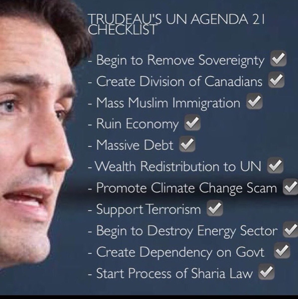I do not want to hear the globalist mantra 'build back better' ever again.  Canada must remain a free, strong and independent country and you are the biggest impediment to ensuring this occurs.  #TrudeauTheTraitor #TrudeauWorstPMEver #cdnpoli