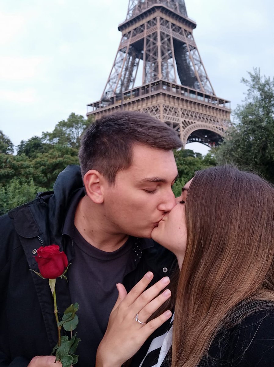 TrueKlausi's tweet photo. The Paris Trip could not have been better, mostly because of the fact that after almost six years of relationship I am very glad to say that Julia and I got engaged. Endlessly happy to spend my life with the most caring person I could imagine... Love you https://t.co/bayF7byICZ