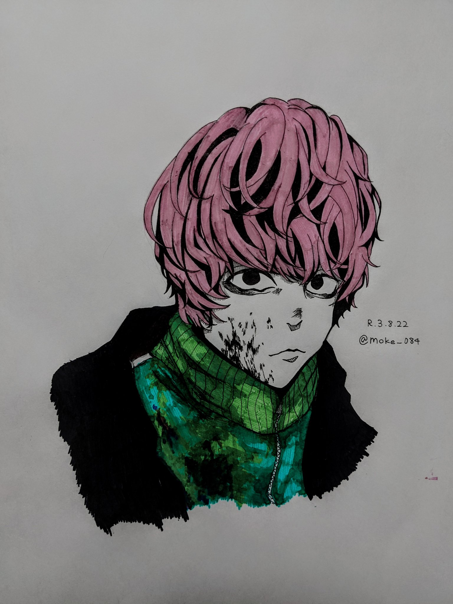 もっけ キャラクター3回目観たかったってほぼ毎日思ってる 両角くん キャラクター 深瀬 Fukase 両角 映画 イラスト セカオワ Sekainoowari 絵描き 絵師 アナログイラスト T Co Rafjlc1jzz Twitter