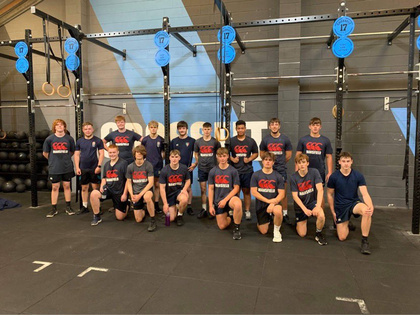 Another excellent session with our partners at @crossfit17_mansfield and @mansfieldrugbyclub U17/U18 Colts…..we can’t thank @crossfit17_mansfield for their support this summer, the confidence they’ve given to the players has been inspiring.