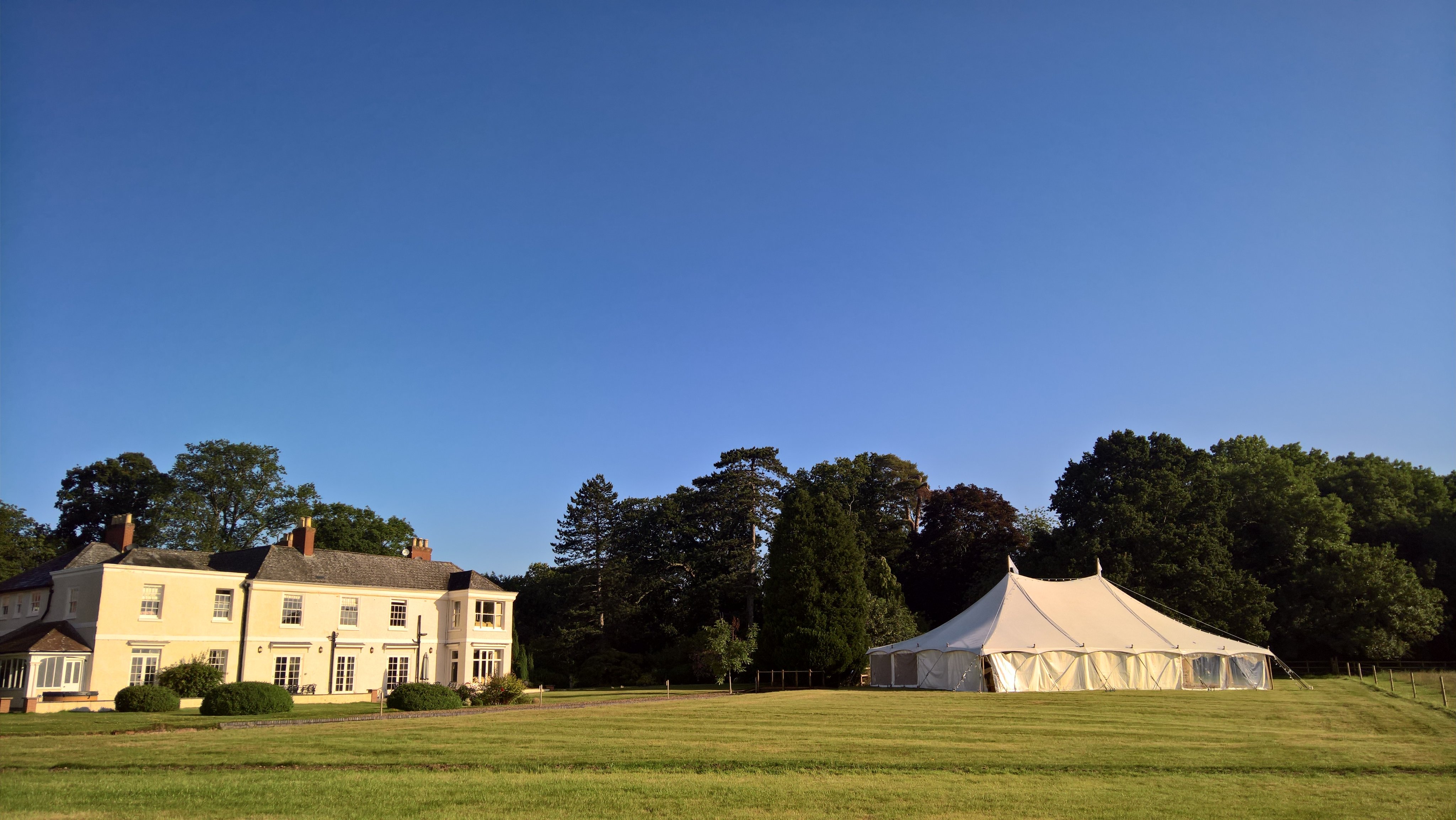 White top stag tent