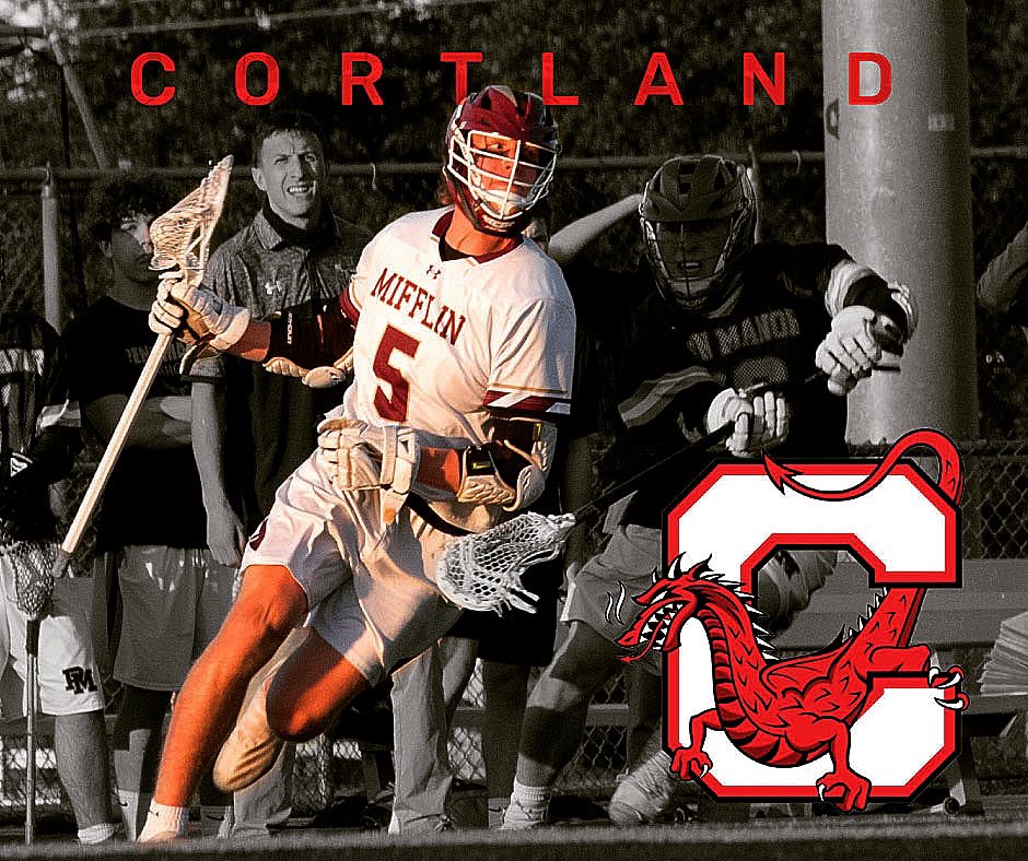 I am excited to announce I will be continuing my academic and athletic career at SUNY Cortland. I thank my family, coaches and teammates for their continued support.
<a href="/GovMifflinHSlax/">Governor Mifflin Boys Lacrosse</a> 
@BlakWidowSelect 
<a href="/CortlandMLax/">Cortland Lacrosse</a>