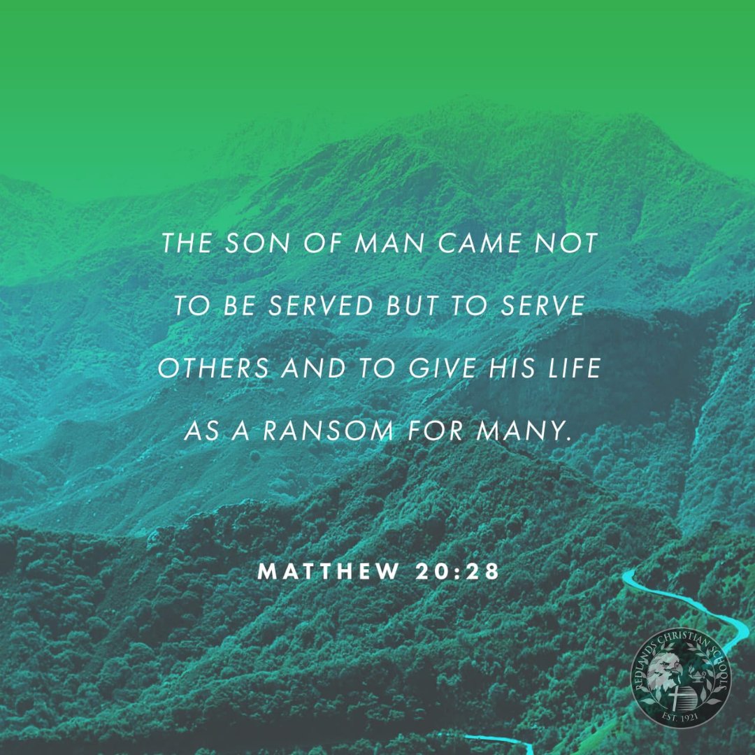 Matthew 20:28 #scripturesunday