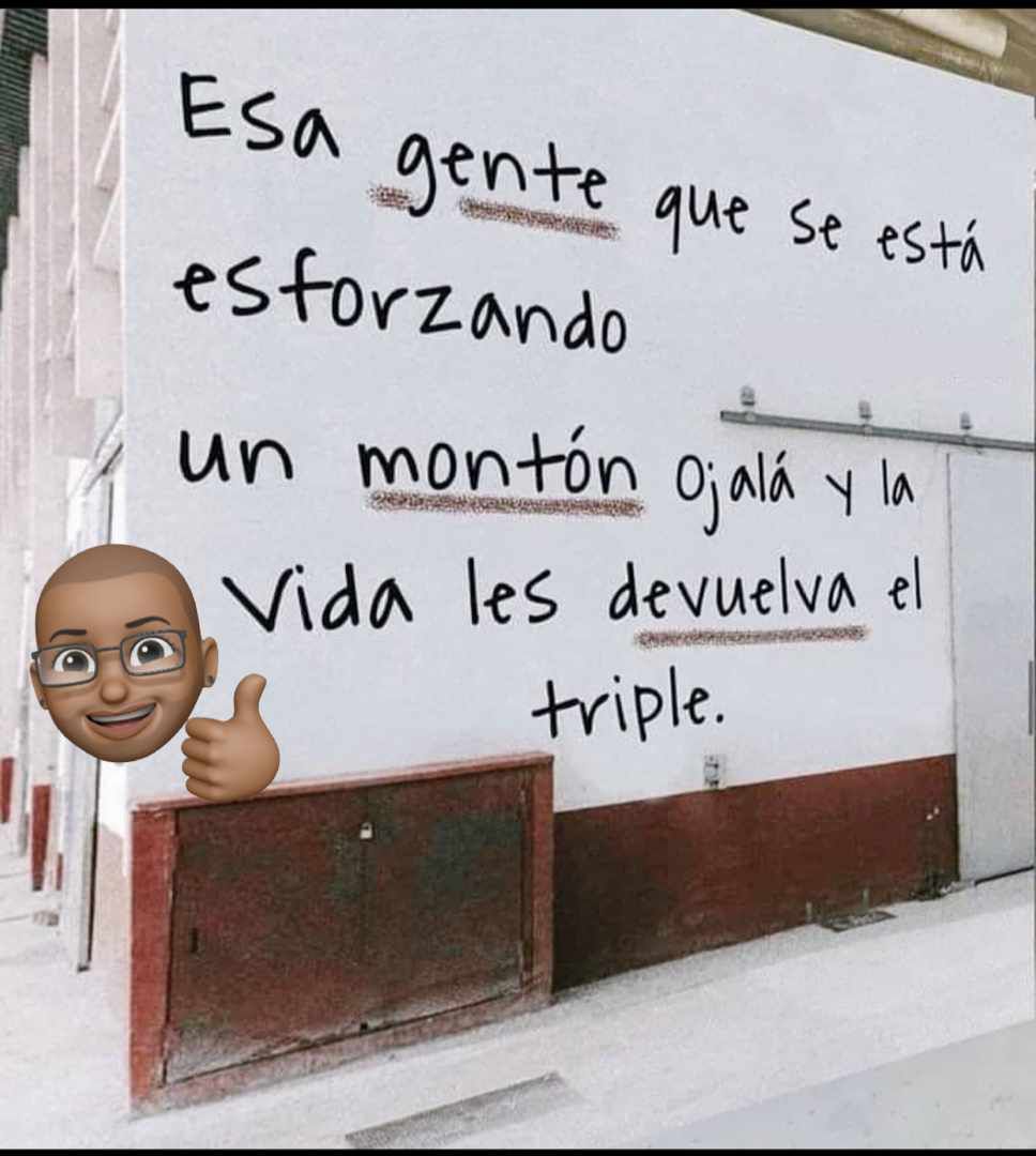 BaldokingRG's tweet photo. Esta va para todos ustedes, que se que se están esforzando y lo están dando todo para salir adelante junto a con su #Familia.
Para los que no se rinden, para los que cada día se #reinventan, se caen y se levantan más fuerte, si para tí "ojala la vida te devuelva el triple..."🙏 https://t.co/EarUQrpQAP