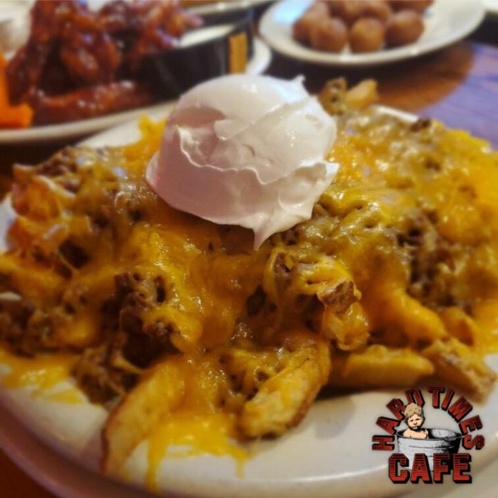 HardTimesFun's tweet image. Celebrate the start of #LaborDayWeekend with a round of #HardTimesCafe appetizers.