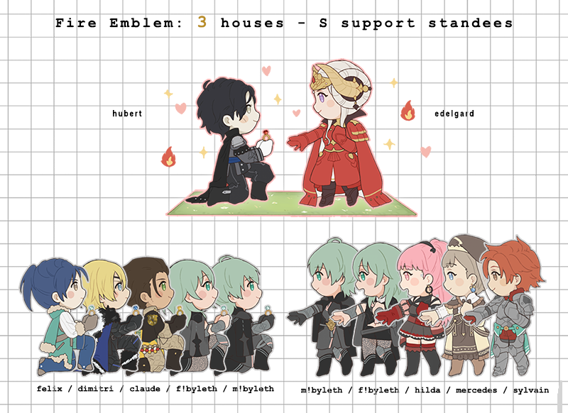 [RTs❤️] finally putting my leftover S Support Stands up on my shop at a reduced price!! this will be the last chance to get them as i'm discontinuing after animeNYC #FireEmblem 
link to store: https://t.co/zmizGOmMUL 