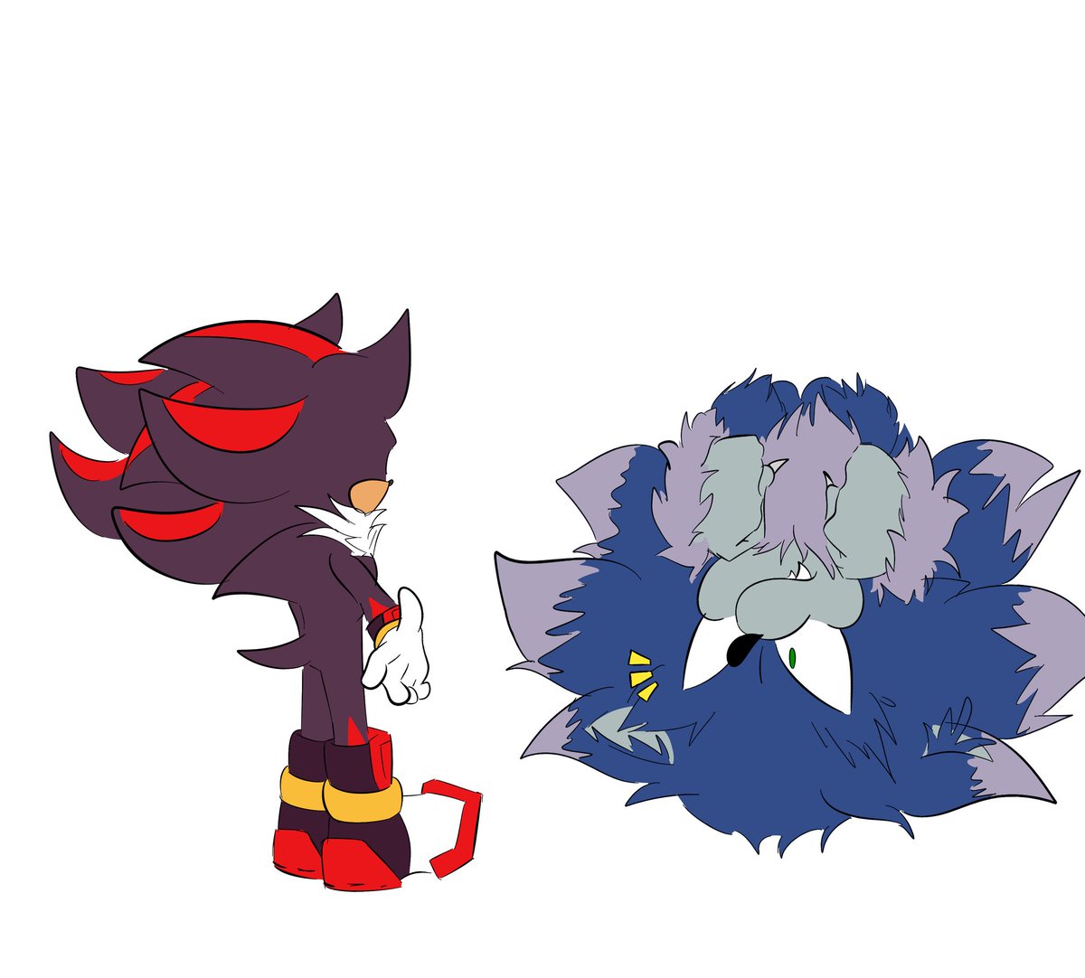 Training of the werehog #sonadow #weresonadow.