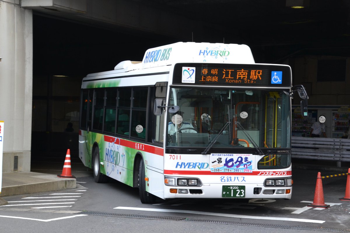 名鉄バス方向幕　4415号車 バス行先方向幕・巻取機