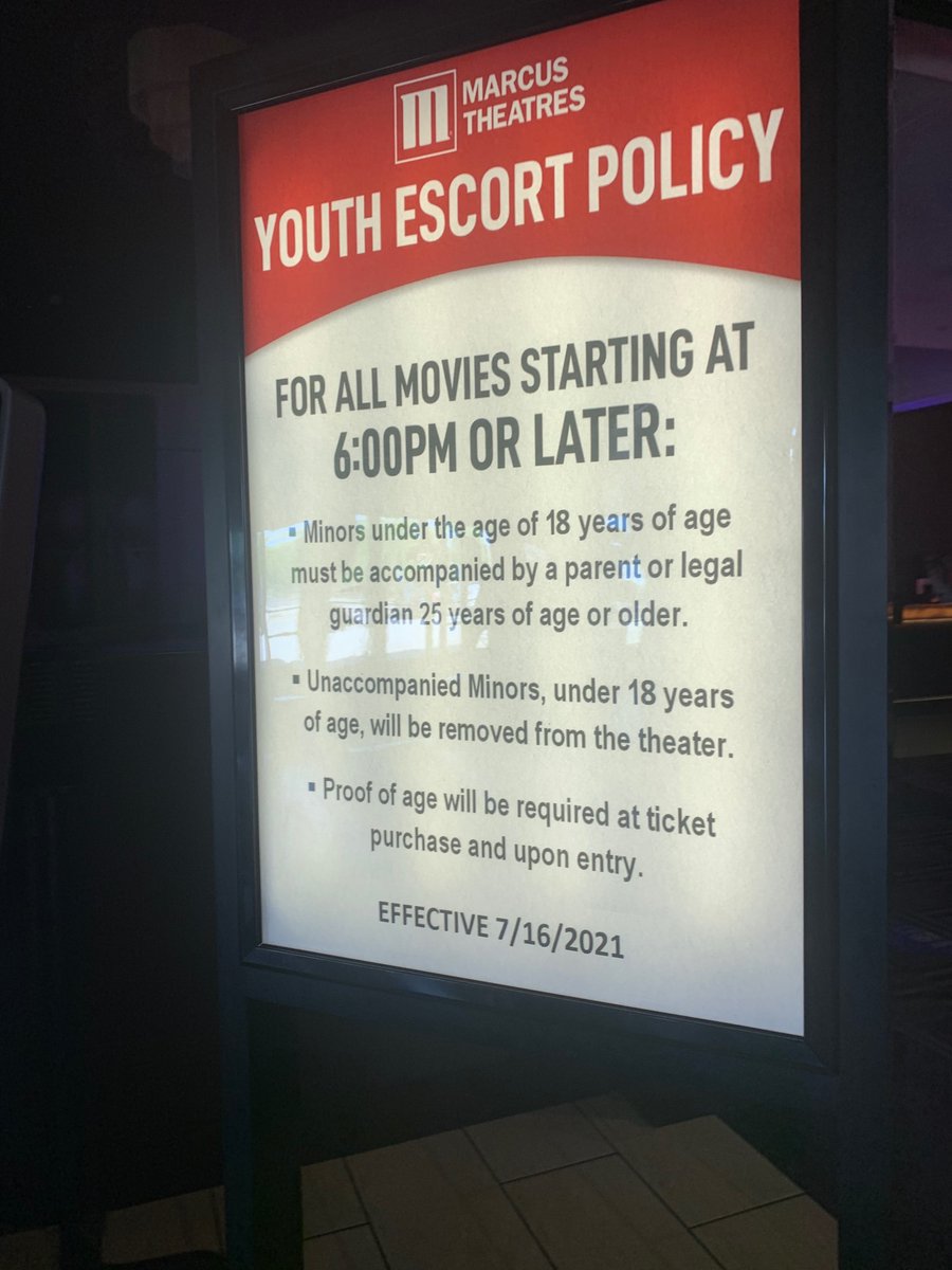schmidtnat's tweet image. This is quite possibly the dumbest thing I have ever seen. These poor teenagers unable to go on date nights to the movies or go to midnight showings. @Marcus_Theatres