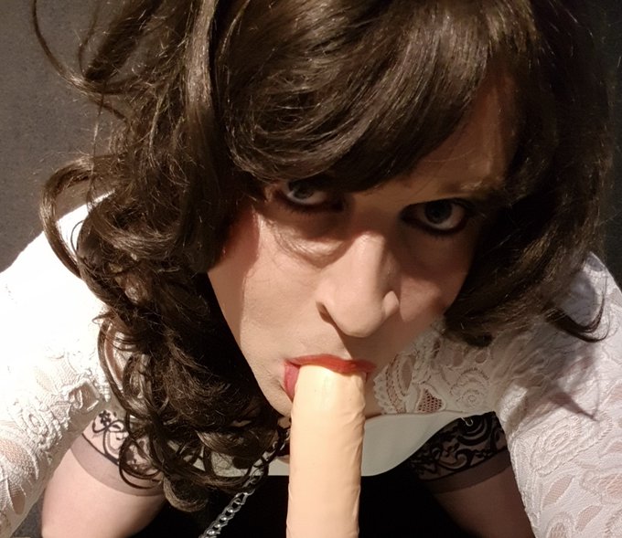 Practice makes perfect 😈🔒😈   Oh, and with OF staying the same, you can see my 'too raunchy for Twitter'<a href="/tag/crossdresser"class="tags"><span>#crossdresser</span></a>