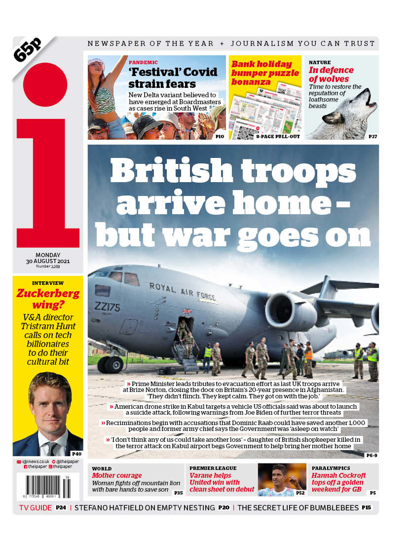 hendopolis's tweet image. I: British troops arrive home - but war goes home #TomorrowsPapersToday