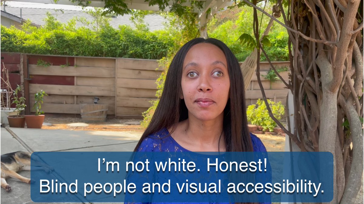 I’m so used to blind people saying they thought I was white, it doesn’t surprise me now. When you do image descriptions, don’t skip race. Don’t leave room for harmful assumptions. This is #intersectionality. I made a video on inclusive descriptions
youtube.com/watch?v=gCcsp7… #a11y