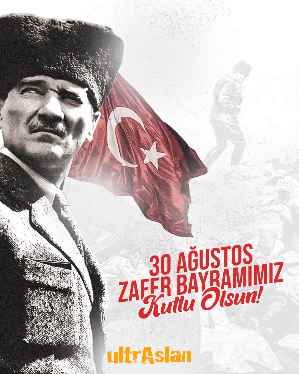 Türk topraklarının, düşman işgalinden kurtuluşunun sembolü olan Büyük Zafer'in 99. yıldönümünde 30 Ağustos Zafer Bayramımız kutlu olsun!

#ultrAslan
