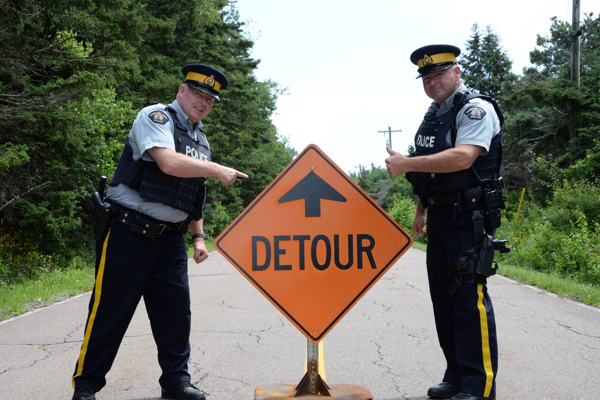 Detour ahead! Starting September 13, our posts will only be featured on the @RCMPPEI page. Make sure to switch lanes before the cut-off date and don’t forget to use your signal light.