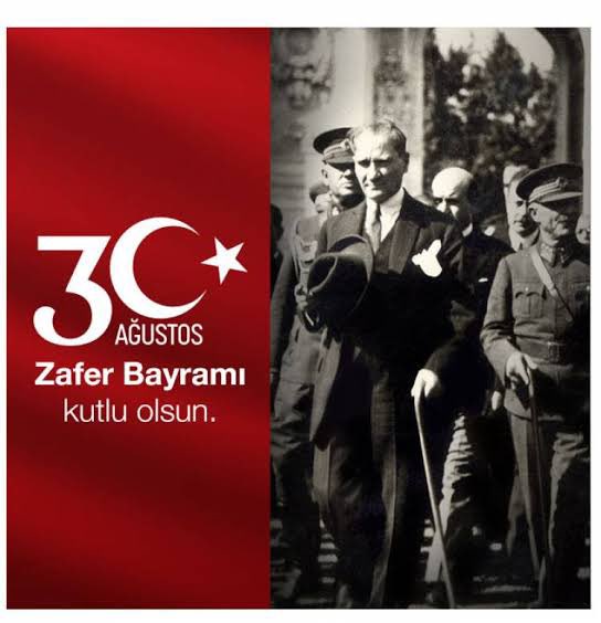 Anadolu kapılarını ona göz dikenlere karşı sıkı sıkıya kapatan #30Ağustos Zafer Bayramı’mızın 99. yılı kutlu olsun🇹🇷
Başta Gazi Mustafa Kemal Atatürk olmak üzere vatan uğruna şehit düşen Mehmetçiklerimizi, kahraman gazilerimizi rahmetle ve minnetle yâd ediyorum.#ZaferBayramı