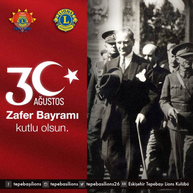 30 Ağustos Zafer Bayramı Kutlu Olsun