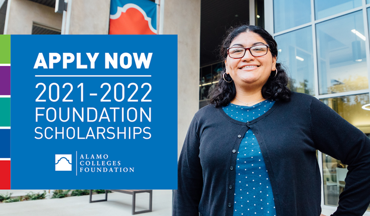 AlamoColleges1's tweet photo. "It was more than just the money – it was a confidence booster." - Melissa, Scholarship Recipient

Students attending the Alamo Colleges during the 2021-2022 academic year are encouraged to submit a Foundation Scholarship application. 

Find out more at https://t.co/IWoN8gJSeF. https://t.co/yoCnqR5Lw5