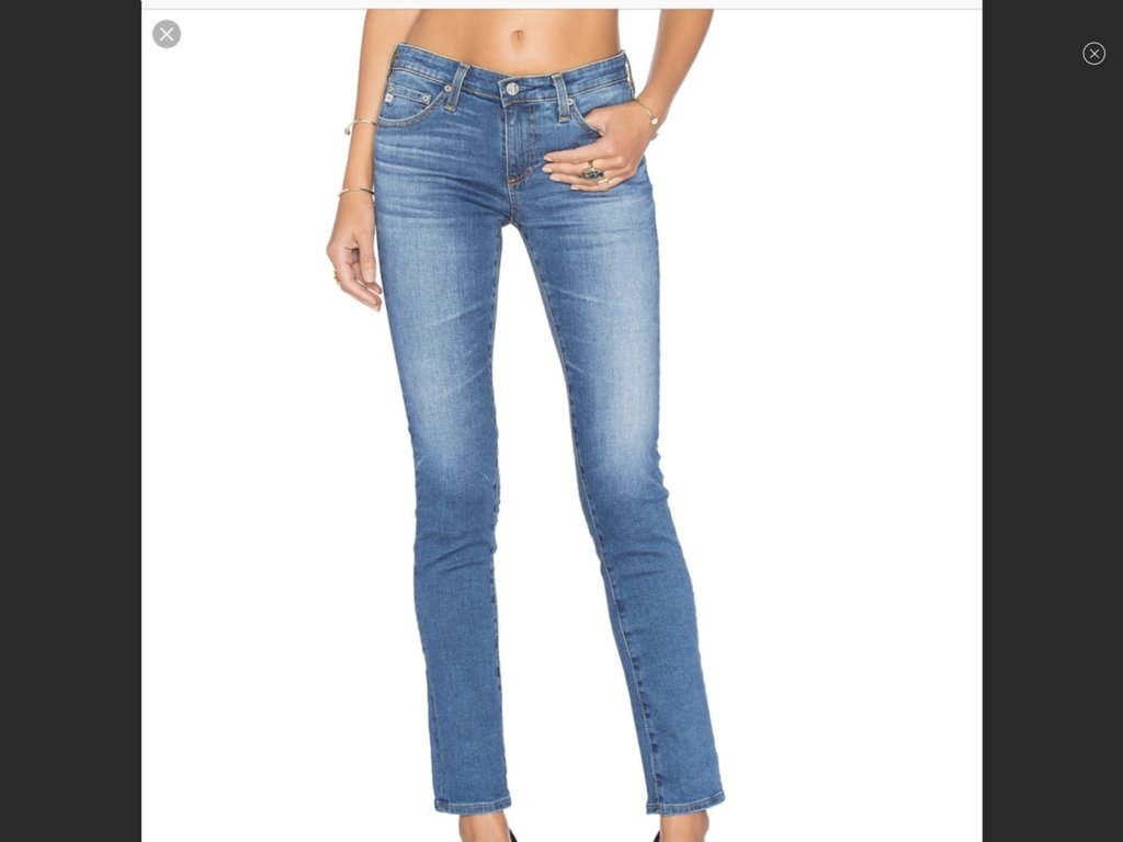 LuxeforLess1's tweet image. New arrivals to Luxe to Less! AG #AdrianoGoldschmied The Stilt Cigarette Leg #SkinnyJeans Size 28 Med Wash Blue New NWT Retail $225. buff.ly/3kA9QIb
