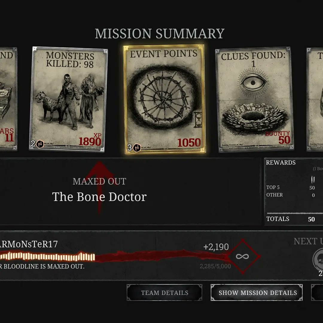 WARMoNsTeR17's tweet photo. Finished the #lighttheshadow event in @HuntShowdown in 2 matches. How's your hunts going?

#huntshowdown #fps #gaming #ingameevent #100 #complete https://t.co/wsRQK0EIJr