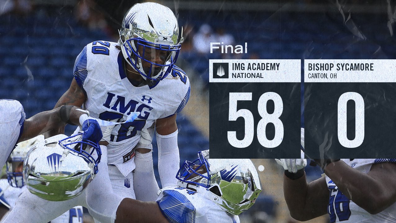 Img Academy Football On Twitter Final From Canton Oh National Brotherhood Https T Co 9idv0o818z Twitter