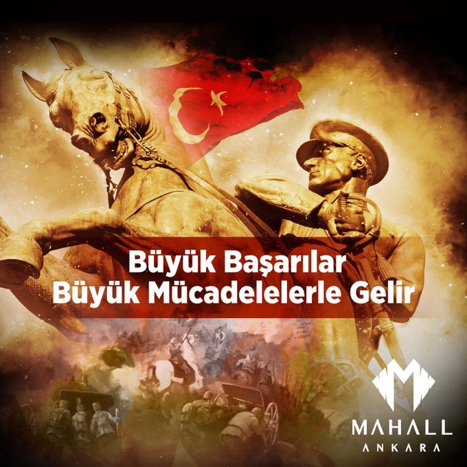 Tarihimizin en önemli zaferlerinden biri olan 30 Ağustos Zafer Bayramımızı coşkuyla kutluyoruz.

#30Ağustos