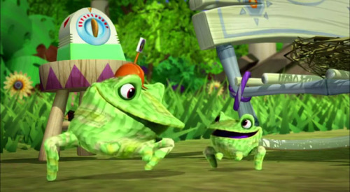 presstofrog's tweet photo. #VivaPinata (2006) || Langston Lickatoad; runs Piñata Central and the giant cannon that shoots piñatas to parties around the world; also functions as the tutorial guide; can speak English, even though normal lickatoads cannot; wears a construction worker's hat. 🐸🐸🐸🐸🐸 https://t.co/av8Hbc0dDW