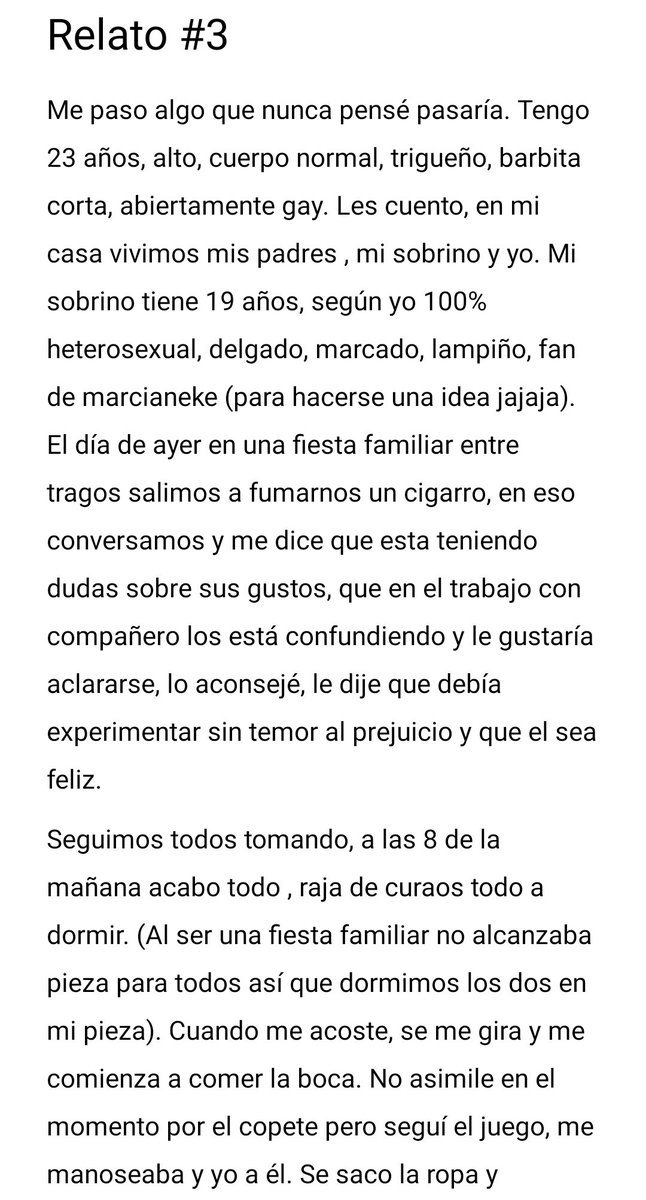 lacuartaprende's tweet photo. Relato #3

Chico decidió ser anónimo.
¿Que harían ustedes? 
RT y corazoncitos para más 💕 https://t.co/8wrmp4Ahhc https://t.co/mEvLSRW1ZH
