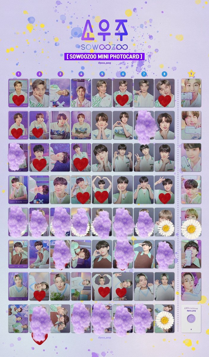 BTS sowoozoo ミニフォトカード 全種類 コンプリート