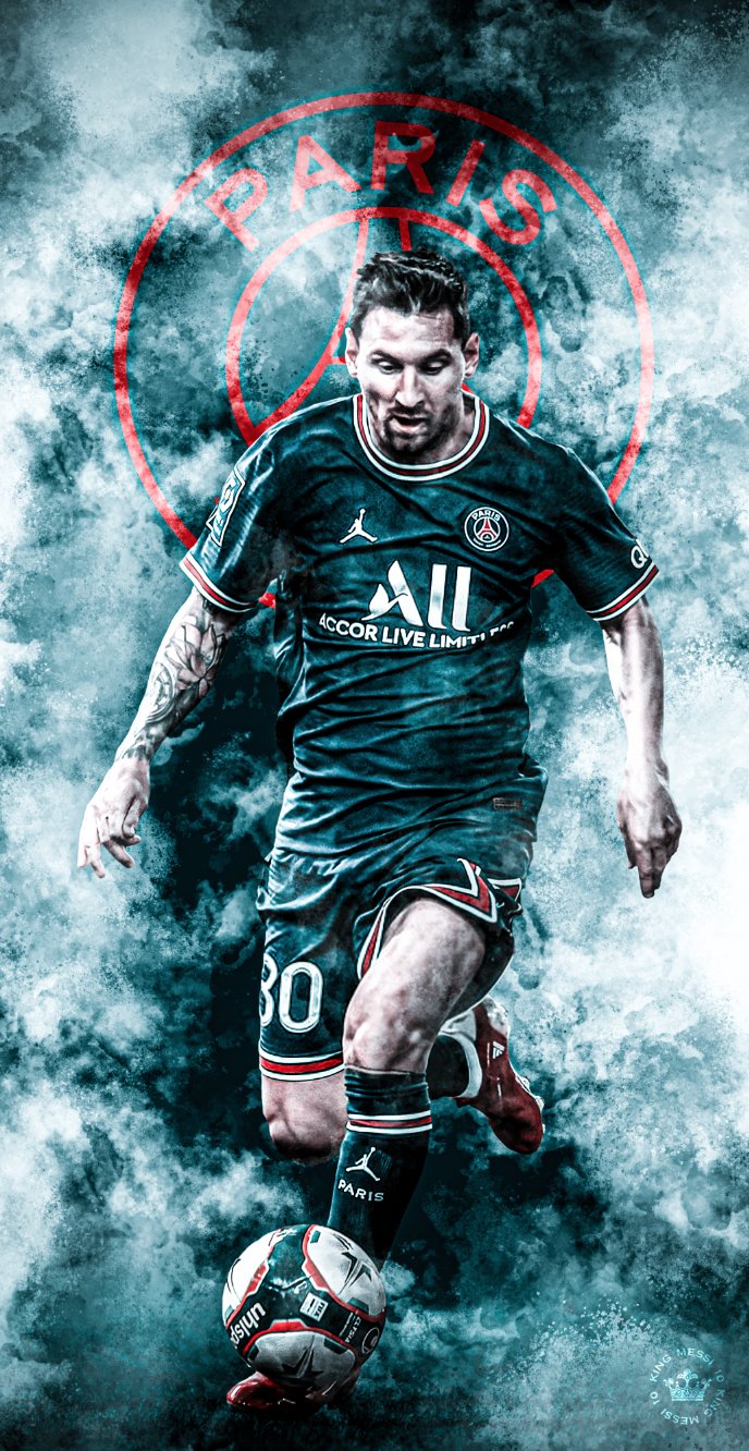 Wallpaper : Lionel Messi, soccer, Photoshop, edit, top view 1080x1842 -  Arrowstorm - 1336429 - HD Wallpapers - WallHere