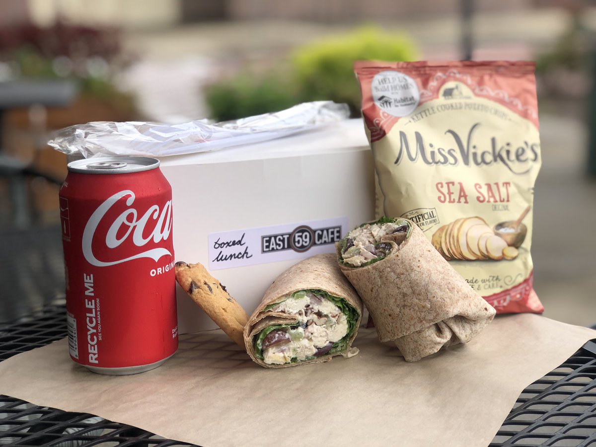 If there are any Hurricane Ida evacuees in the area this week, we’ve got free chicken salad wrap boxed lunches (or kids sandwich box) available at East 59 at Lee Branch. Limit 1 box per person. Includes a canned soda, bottled water, or cup of coffee. Safe travels to all 💛