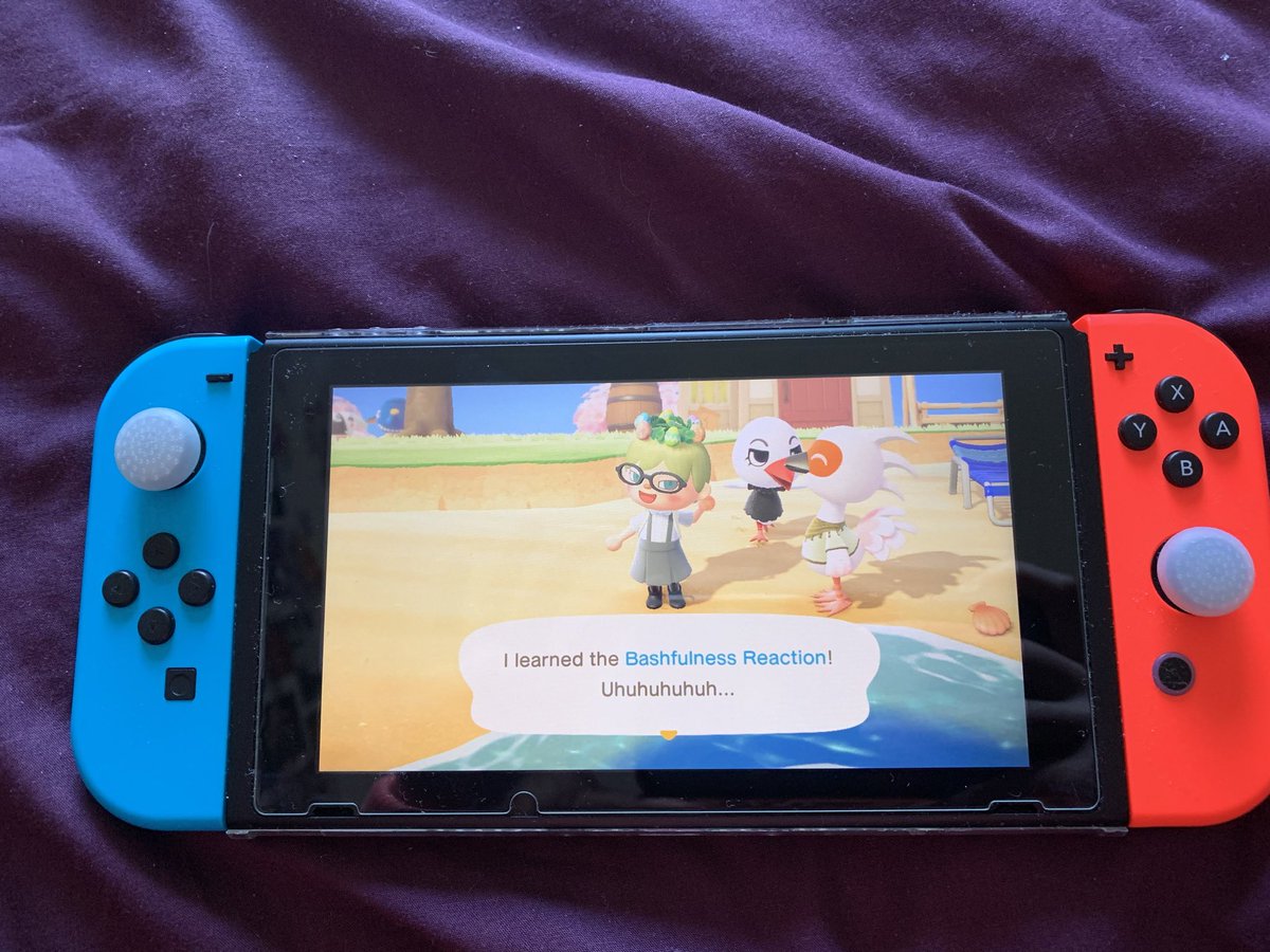 NatalieS157's tweet photo. My Animal Crossing Adventure Part 21: Easter Time! Learning More Expressions☺️🤓✌🏻🎧🎮
🐶🦊🐯🐸🐻🦁🐔🐼🐮🐹🐻❄️🐷💕
#GamerSession #GamePlay #GamerGirl #Nerd #NintendoSwitch #AnimalCrossing #AnimalCrossingNewHorizans #SpringTime #Easter #LearningNewExpressions #Bashfulness https://t.co/loI3vqXobL
