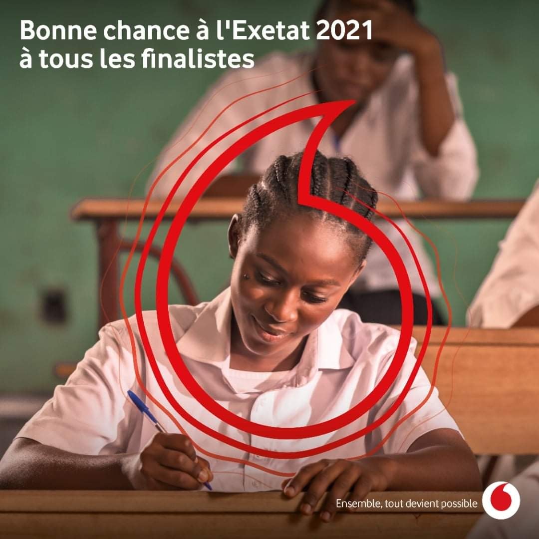 Vodacomcongo's tweet photo. On dit que le succès arrive toujours lorsqu'une opportunité rencontre la préparation. 

Vodacom Congo souhaite bonne chance et plein succès à tous les Finalistes à l'Exetat 2021. 
#VodacomRDC #EnsembleToutdevientPossible #Exetat2021 https://t.co/IbQUozeapy
