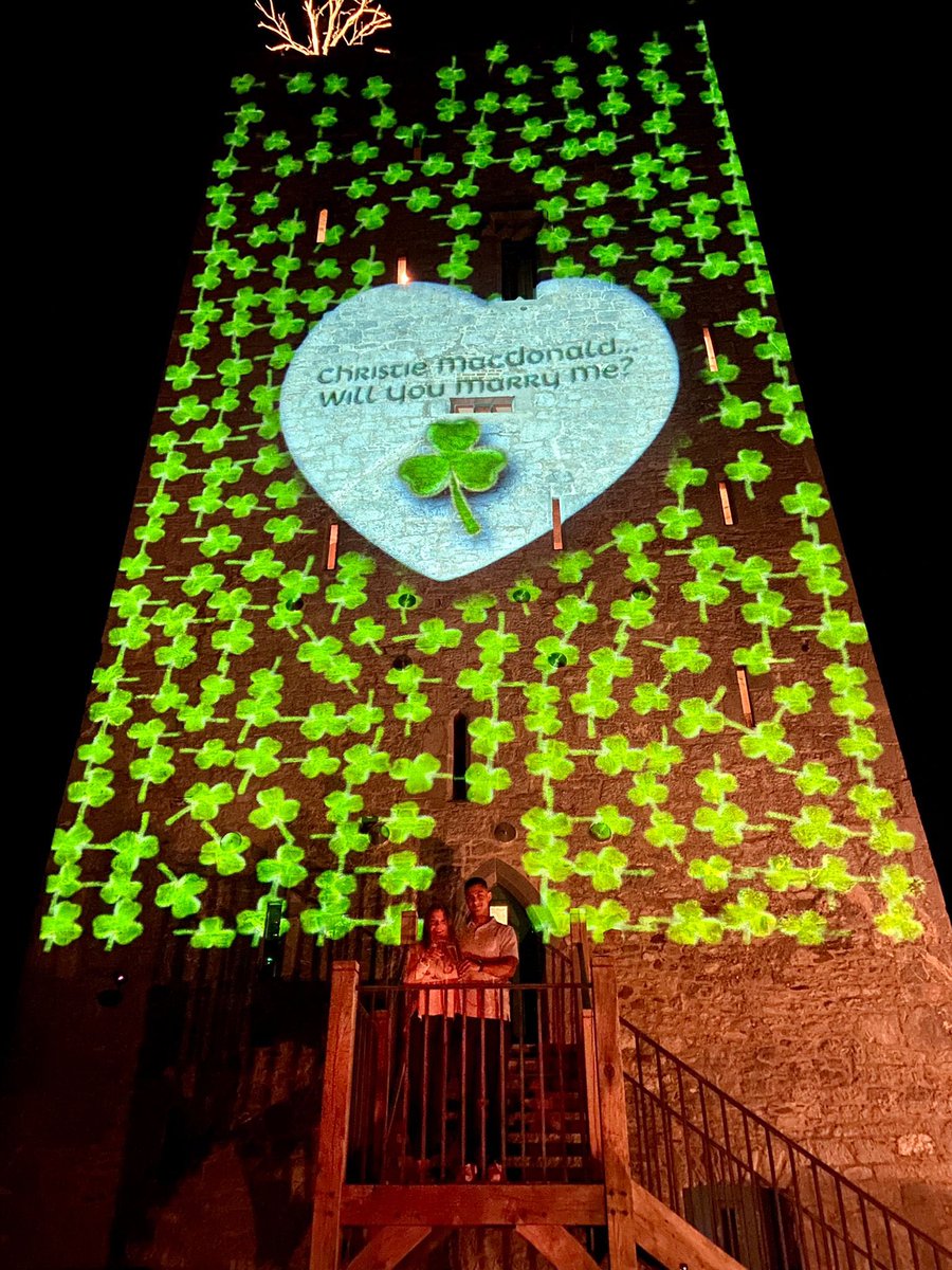 WilsonWilkie's tweet photo. Congratulations to my nephew Adam who is visiting Belvelly from Canada this week and to his new fiancé, Christie ❤️❤️❤️ #cobh #belvellycastle https://t.co/NJQRRUOer4