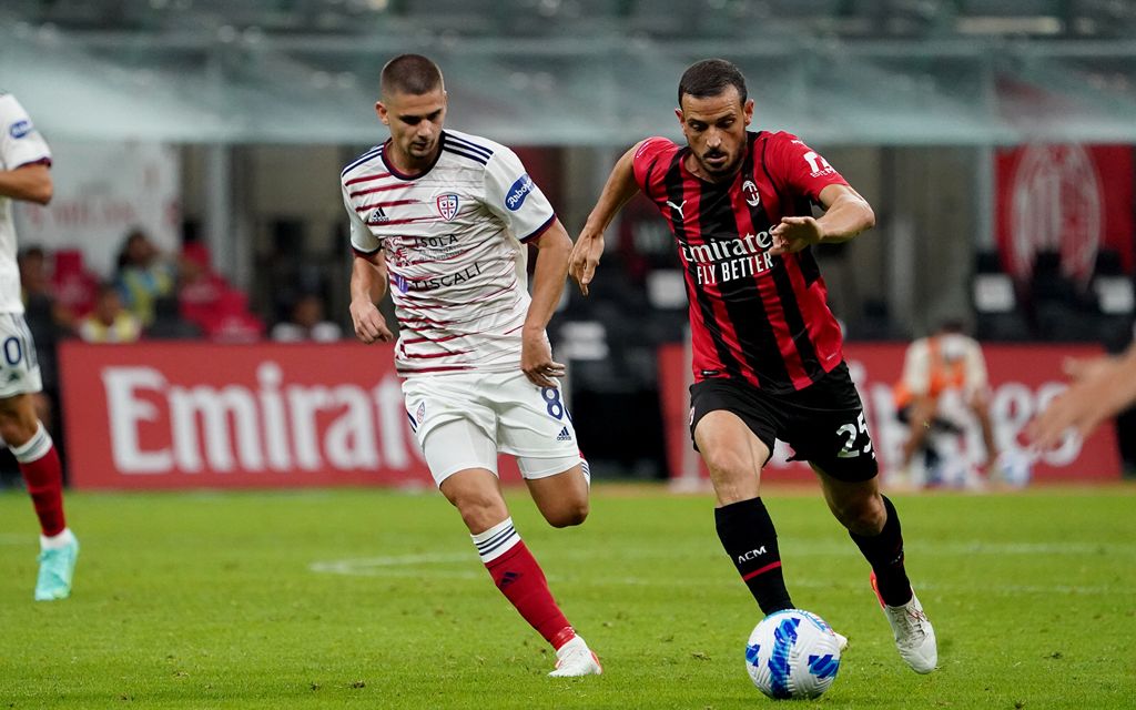 Florenzi's tweet photo. Grande vittoria! #SanSiro #MilanCagliari @acmilan https://t.co/4JZlQ7TACy