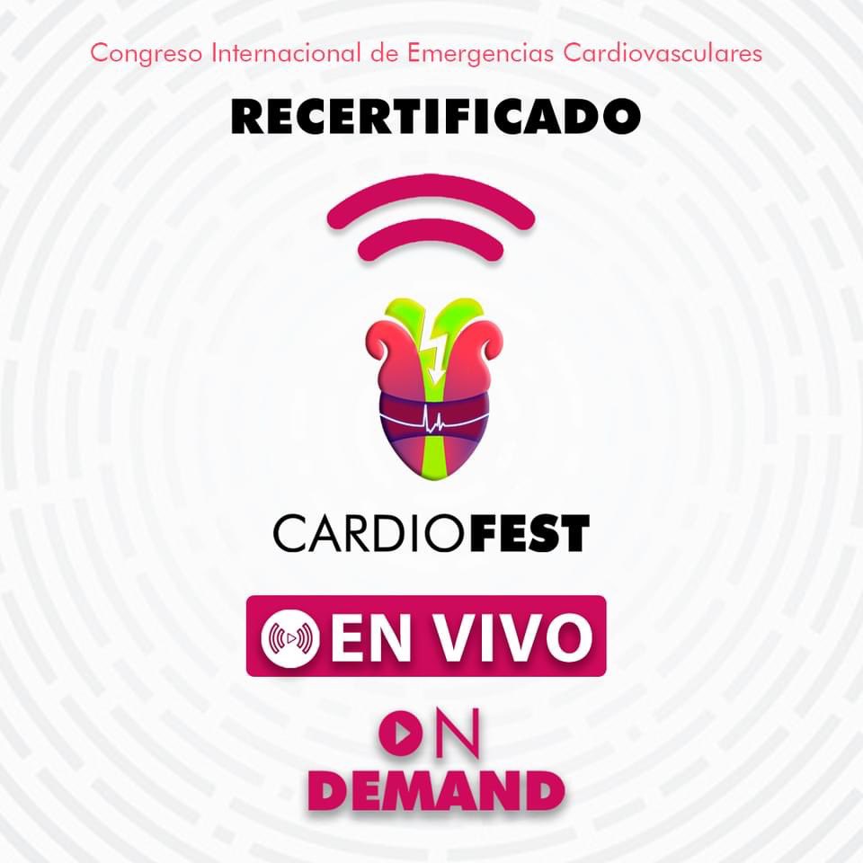 ARUMED1's tweet image. Nos vemos en #cardiofest 

Sabías que CardioFest 2021 ❤️ además de otorgar 21 PUNTOS! viene en formato en VIVO 🎥  y ON DEMAND 💻 ! Para que seas tú quien elige cómo, cuándo y donde RECERTIFICARSE.