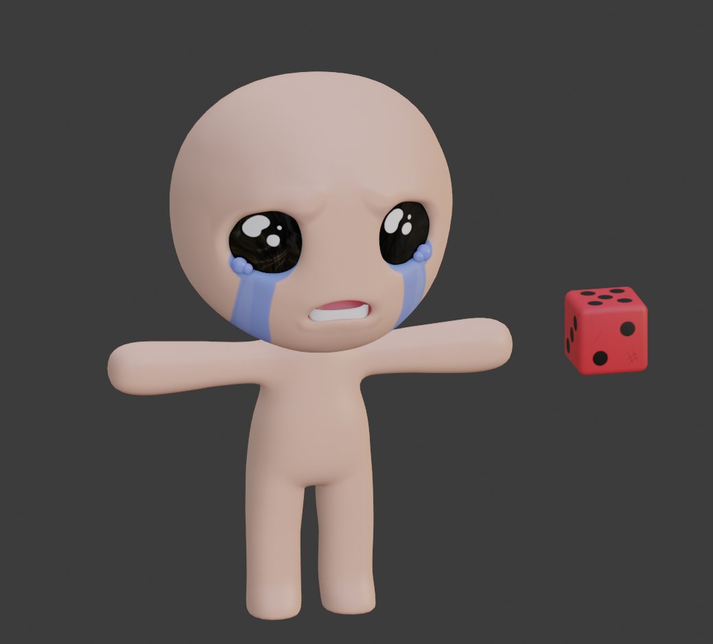 he has existed for about 2 weeks and i already want to remake him #tboi