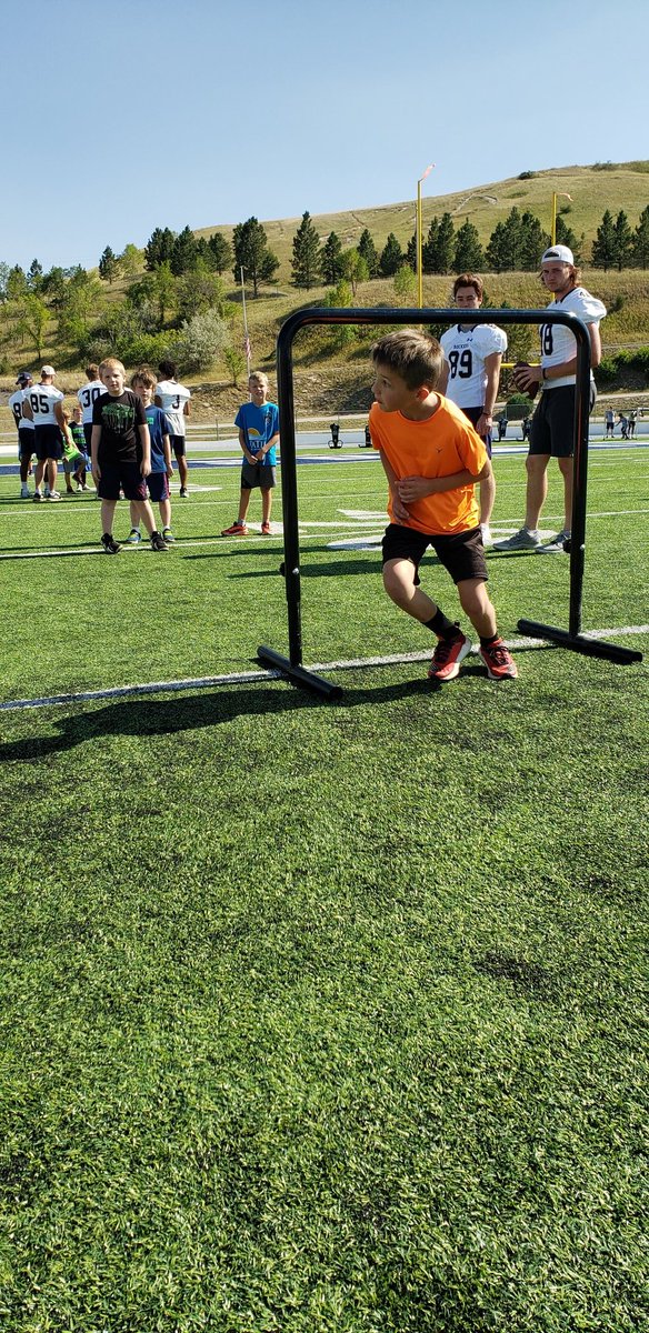 CoachRSales's tweet photo. Building future @SDMinesFootball players at the NFL Flag Football Camp.

Service Leadership on display today. https://t.co/liRn4Nnzux