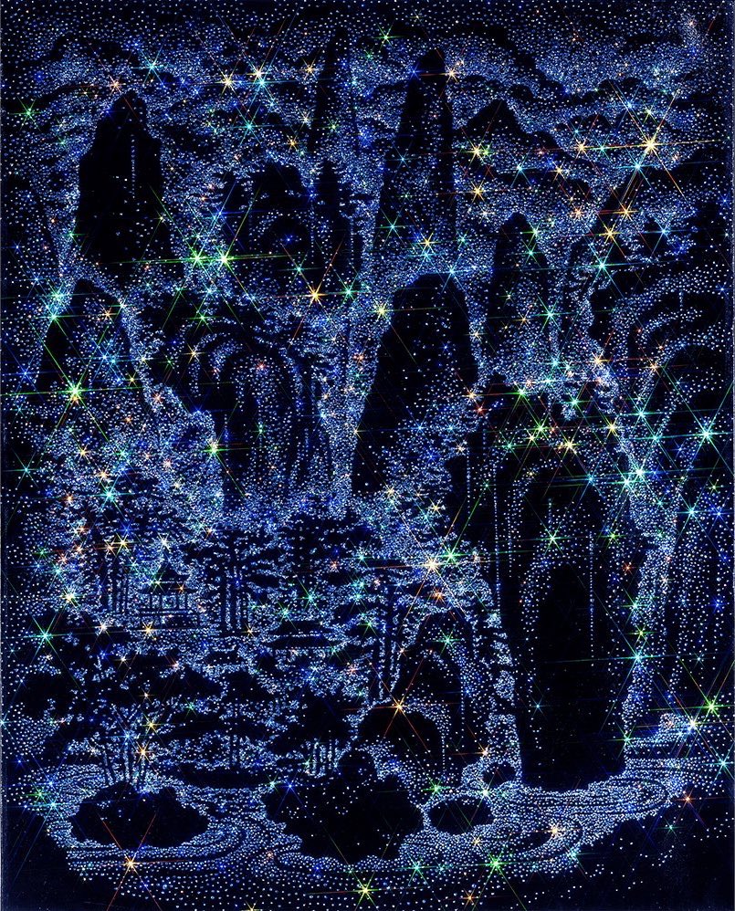 northstardoll's tweet photo. ‘artificial landscapes’ made from swarovski crystals by kim jongsook https://t.co/WztZfS3DPF