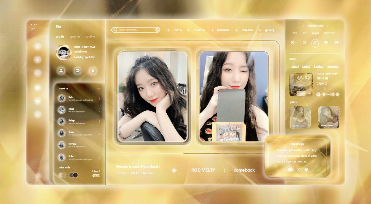 IDOLLSTWT's tweet photo. ⠀· ⠀ =͟͟͞ ⠀ 💽 ⠀ ▹ ⠀ 𝐈𝐃𝐎𝐋𝐋𝐒 ⠀ _ ⠀ updɑtᥱ ⠀ ゛ ⠀ 29 ⠀ ₊ ⠀ ⩇𝟖 ⠀ 乀 ɑt ⠀ ❜ #VELTYFLAVOR › ⠀ #RodVelty1stCB !
Nuestra princesita Beka salió hoy para echarle muchas porras a nuestras reinitas bellas y gritar por su bias Serina, las adoramos. https://t.co/gA6TmJrXxG