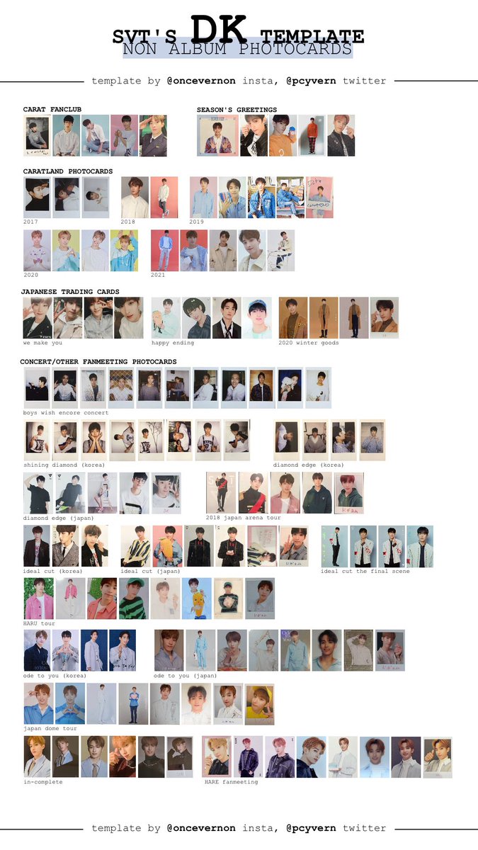 i've added the caratland 2021 trading cards to the seventeen