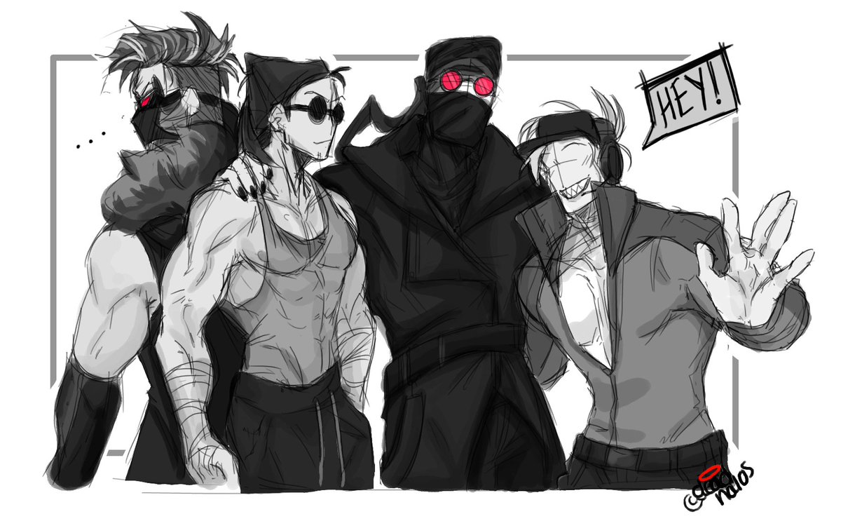 deadhalos's tweet image. We love a chaotic family.
#madnesscombat #madnesscombatfanart