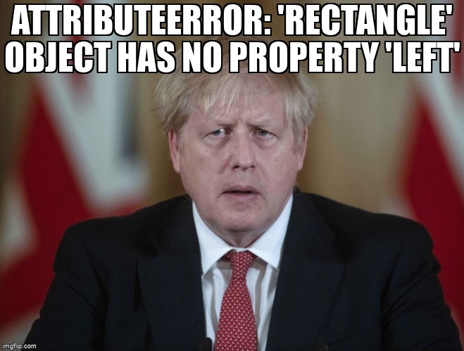 overflow_meme's tweet image. AttributeError: &apos;Rectangle&apos; object has no property &apos;left&apos; stackoverflow.com/questions/6897… #matplotlib #scikitimage #histogram #python